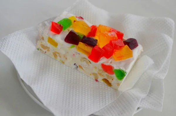 Eastern sweets with multi-colored marmalade — Stock Photo, Image