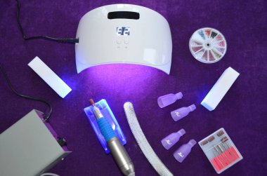  İçin lamba Uv Uv zamanlayıcı ile çivi.