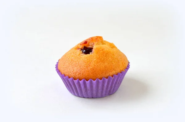 Muffin mit schwarzer Johannisbeere — Stockfoto