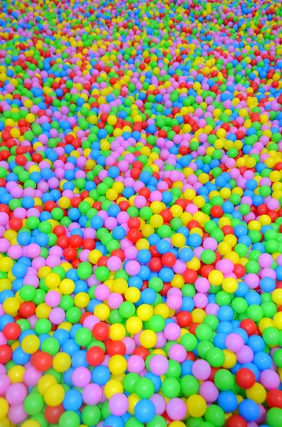 Фон с набором разноцветных шаров — стоковое фото