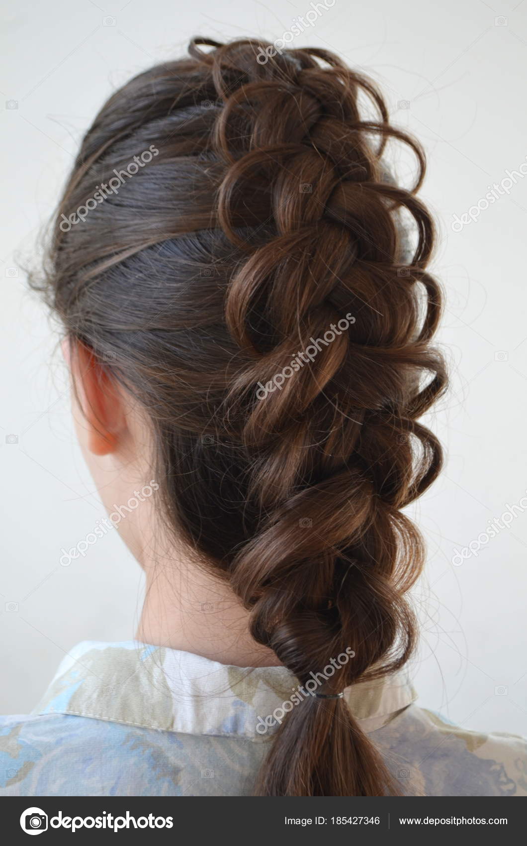 Openwork French Braid Hairstyle Medium Length Mastery