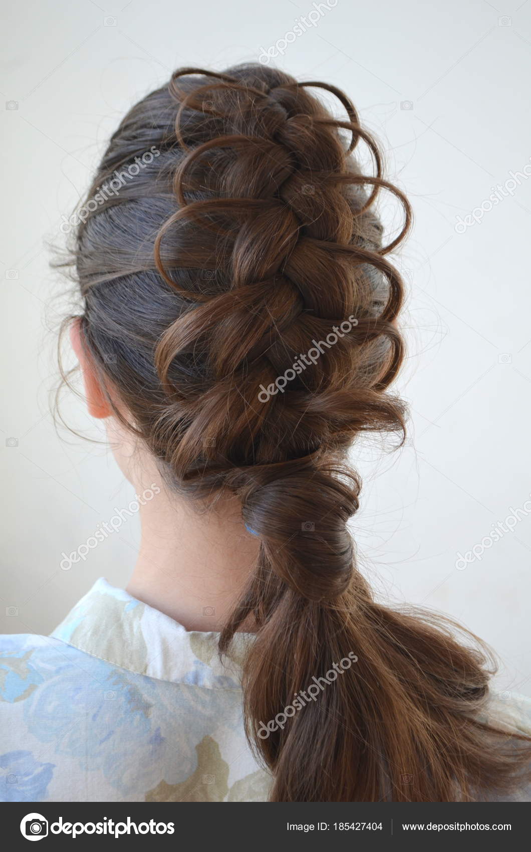 Openwork French Braid Hairstyle Medium Length Mastery