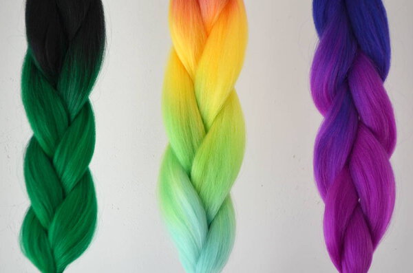 Kanekalon weaving afro-braids, dreadlocks, afrona