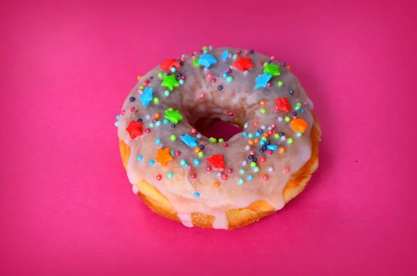Donut Com Diferentes Esmaltes — Fotografia de Stock