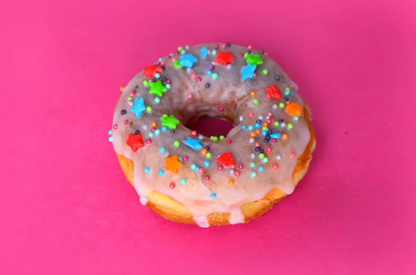 Donut Com Diferentes Esmaltes — Fotografia de Stock