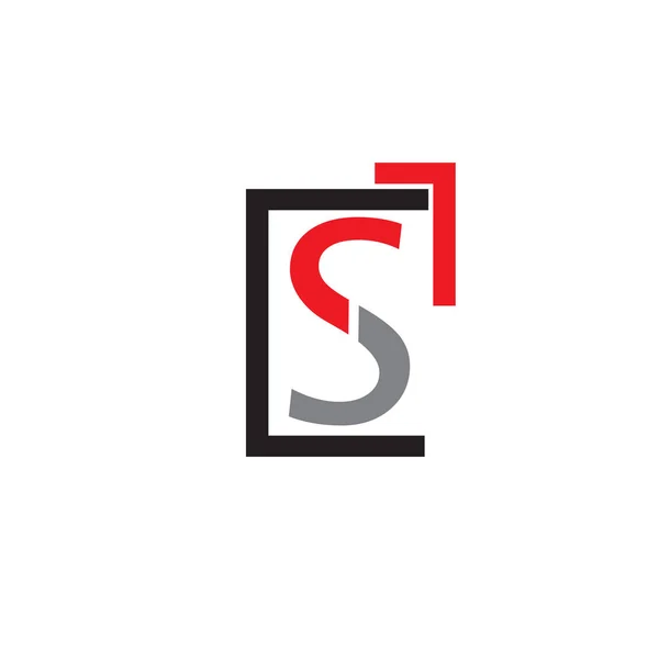 S letter initiaal pictogram logo ontwerp inspiratie vector template — Stockvector