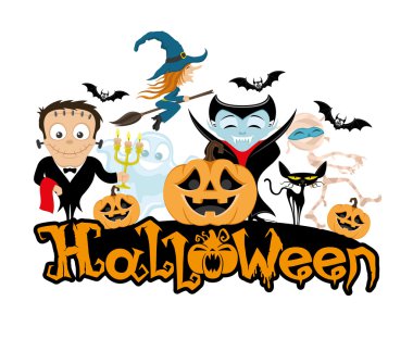 Cadılar Bayramı 'nın İllüstrasyonu.