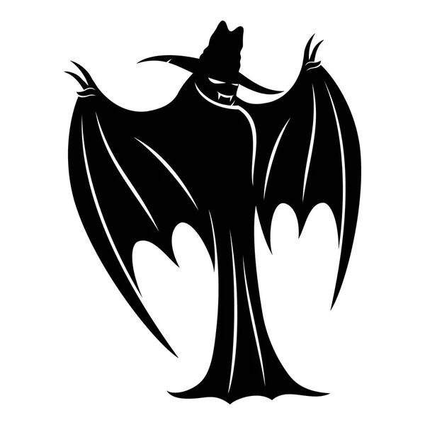 Bat in de hoed. — Stockvector