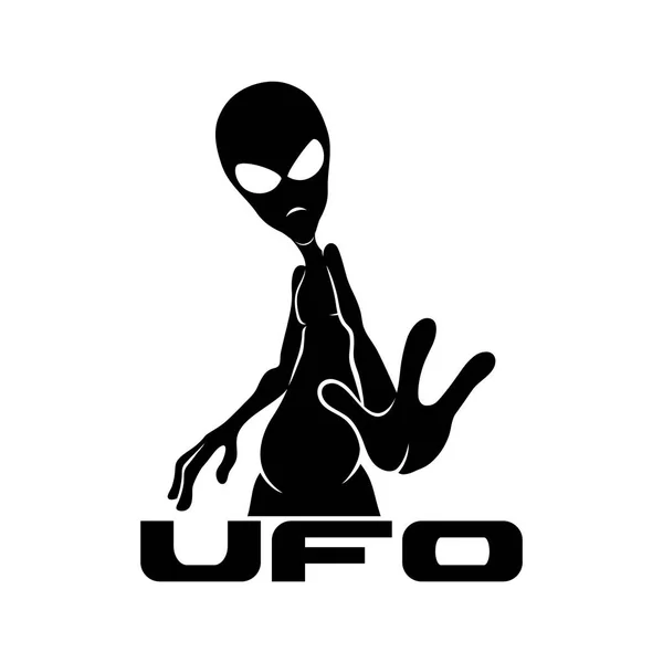 Signe d'alien . — Image vectorielle