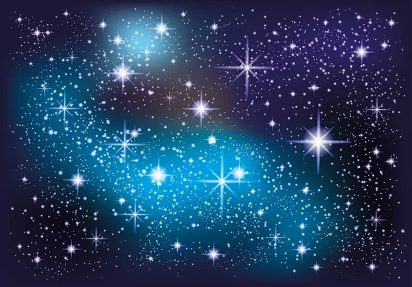 空间和星星. — 图库矢量图片