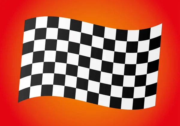 Шахматный флаг . — стоковый вектор