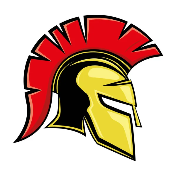 Sarı Spartalı kask.