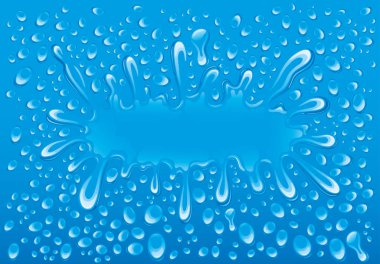 Splash su ve damla.
