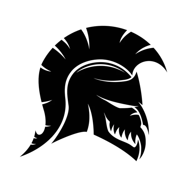 Spartan casque signe . — Image vectorielle