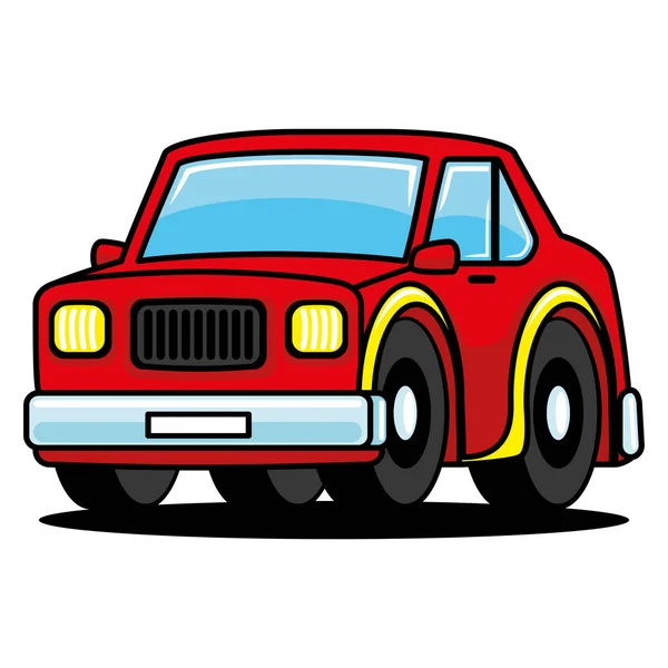 Toy red car. — Stock Vector