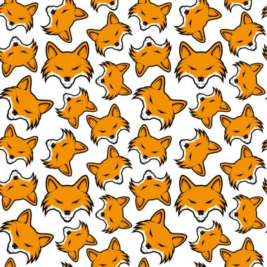 Tilki ile arka plan.