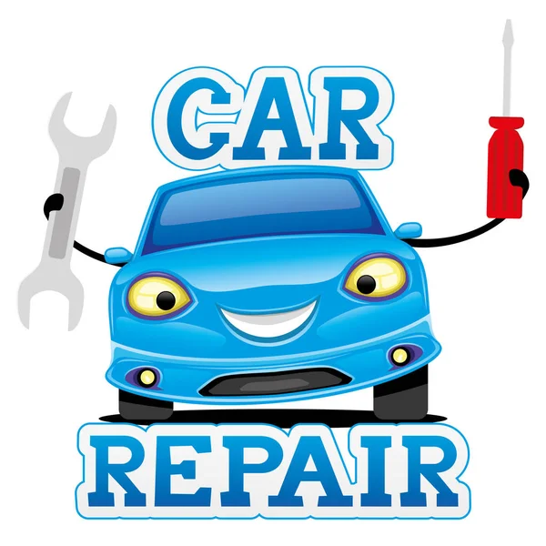 Car repair sign. — Stock Vector
