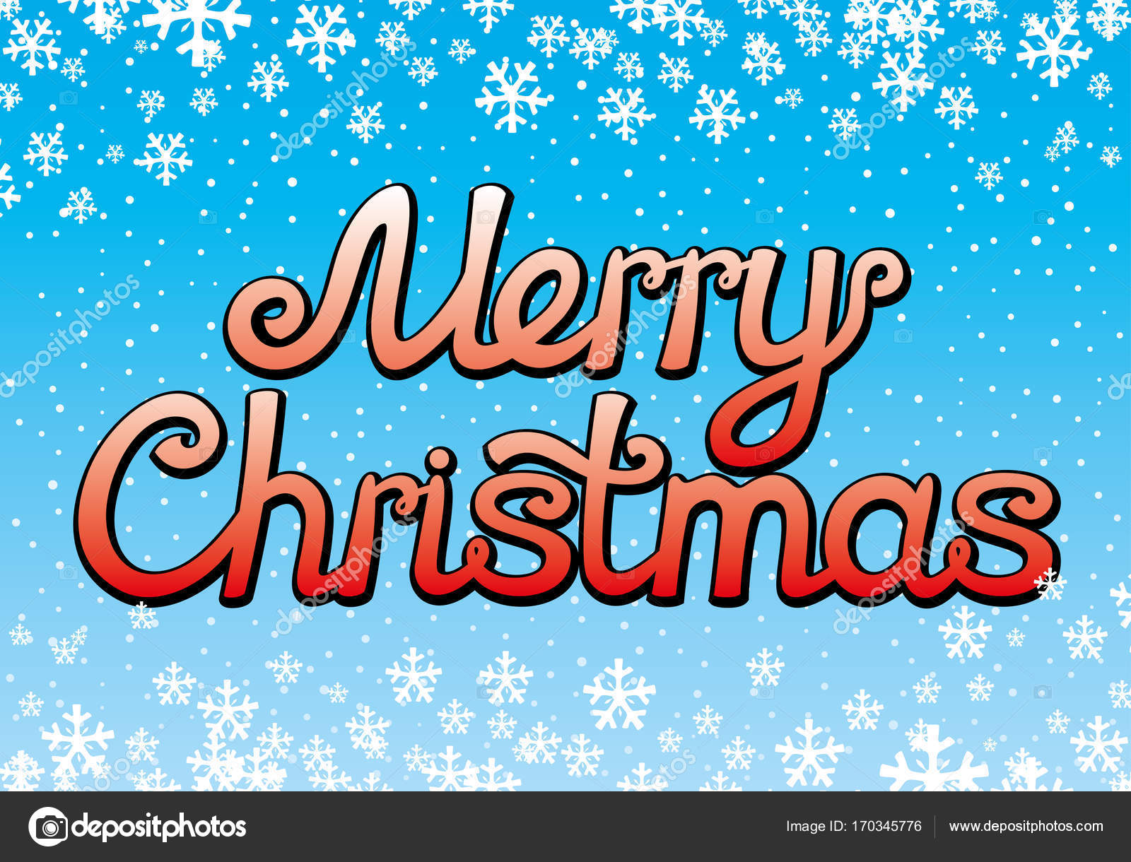Merry Christmas wishes on a blue background — Vector by taronin
