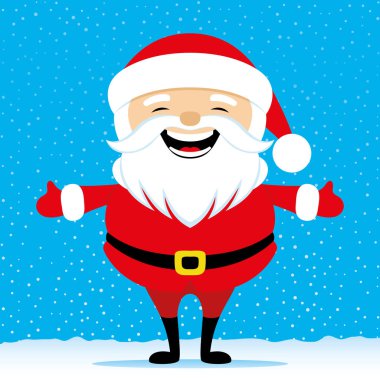 neşeli Noel Baba.