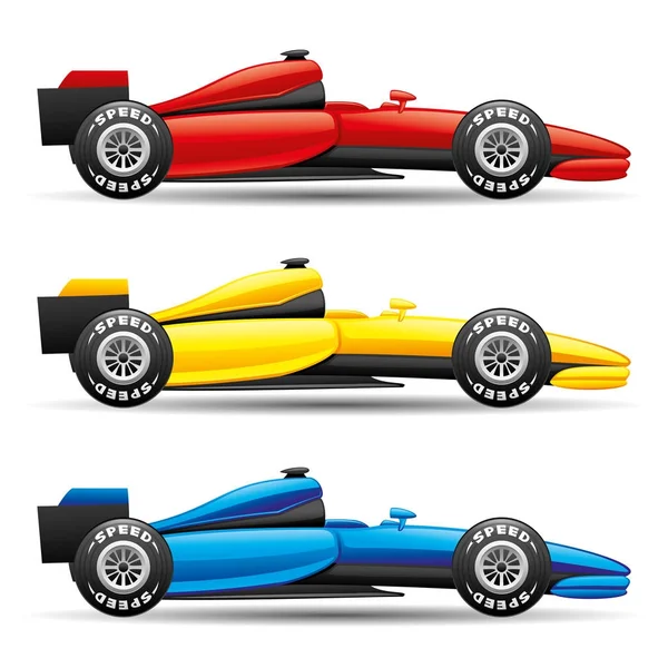 Set of sports cars. — Stock Vector