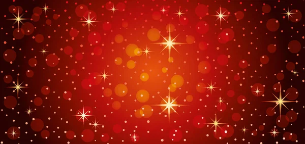 Red Festive Background Stars Your Design — Stock Vector