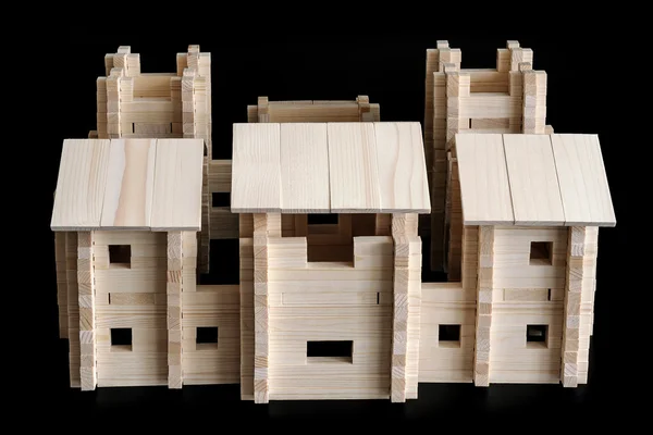 Domek drewniany — Zdjęcie stockowe