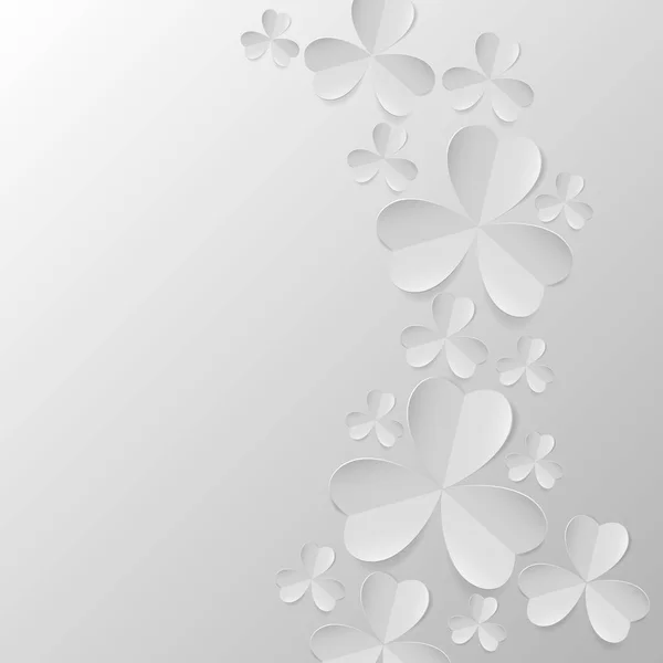 Illustration des feuilles de trèfle — Image vectorielle