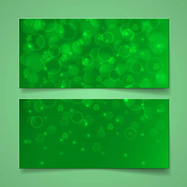 Green bokeh background — Stock Vector