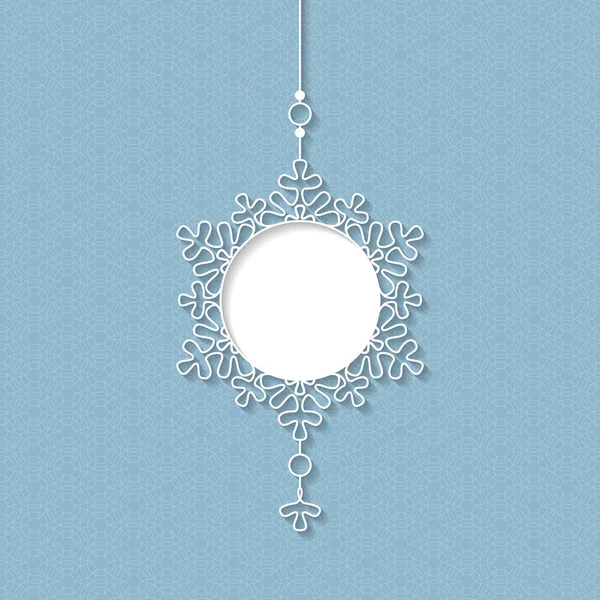 Vakantie lace decoratie — Stockvector