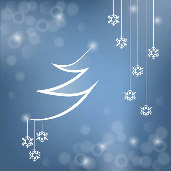 Carte de vœux hiver — Image vectorielle