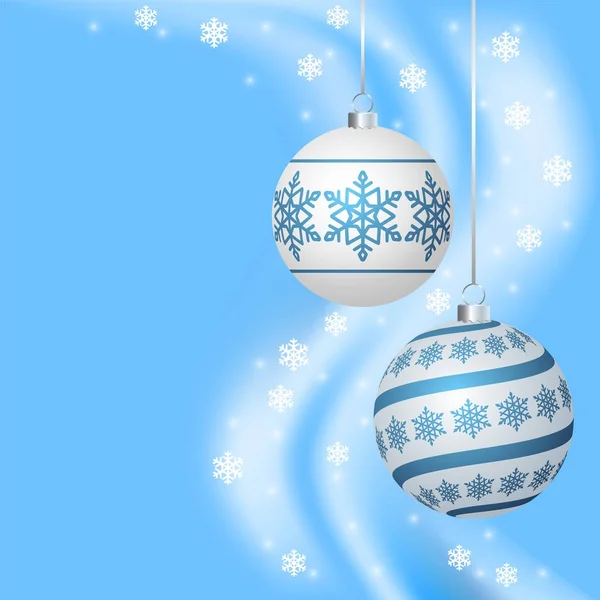 Christmas ball background — Stock Vector