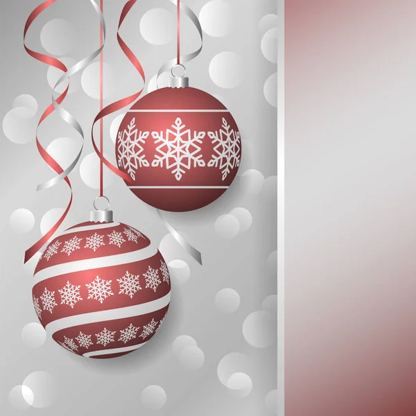 Fond de balle de Noël — Image vectorielle