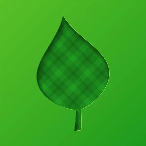 绿纸叶 — 图库矢量图片