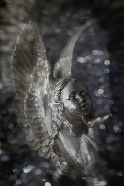 Stříbrný anděl — Stock fotografie