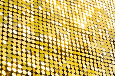 Yansıtıcı arka plan oluşturur. Altın tohumlar, ışıl ışıl, 