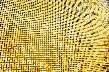 Yansıtıcı arka plan oluşturur. Altın tohumlar, ışıl ışıl, 