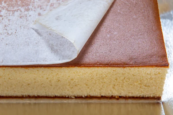 Dulces japoneses, pastel de castella, (pastel de esponja japonesa) —  Fotos de Stock