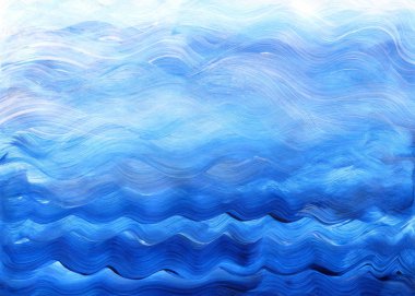 Mavi renkte güzel soyut deniz suyu