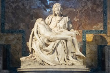 Pieta by Michelangelo San Pietro, Vatikan 'da Roma şehrinde