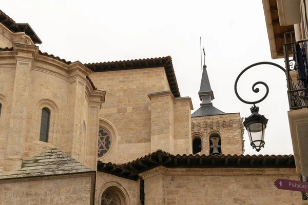 Santa Maria Kerk Aranda Duero Traditionele Stad Provincie Burgos Castilla — Stockfoto