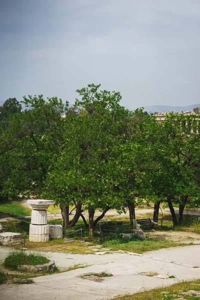 Greece, Athens, April 2018. Tourists visiting the sights in Athens.