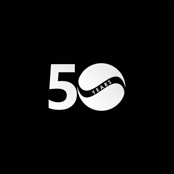 庆祝白糖矢量模板设计50周年图解 — 图库矢量图片