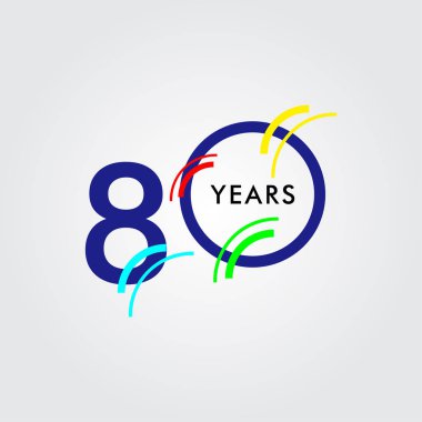 Sekseninci yıl dönümü kutlama Vektör Şablonu Tasarım Çizimi