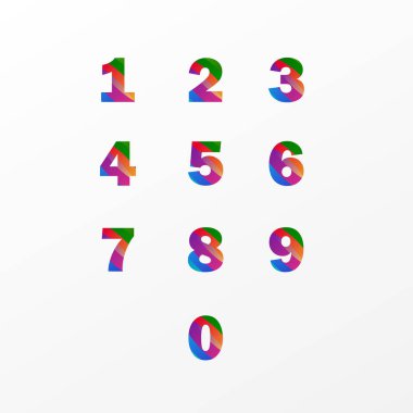 Yıldönümü Kutlaması Renkli Vektör Şablon Tasarımı Çizimi