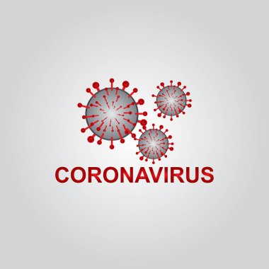 Corona Virüsü Hastalığı Covid-19 Vektör Şablonu Tasarım Çizimi