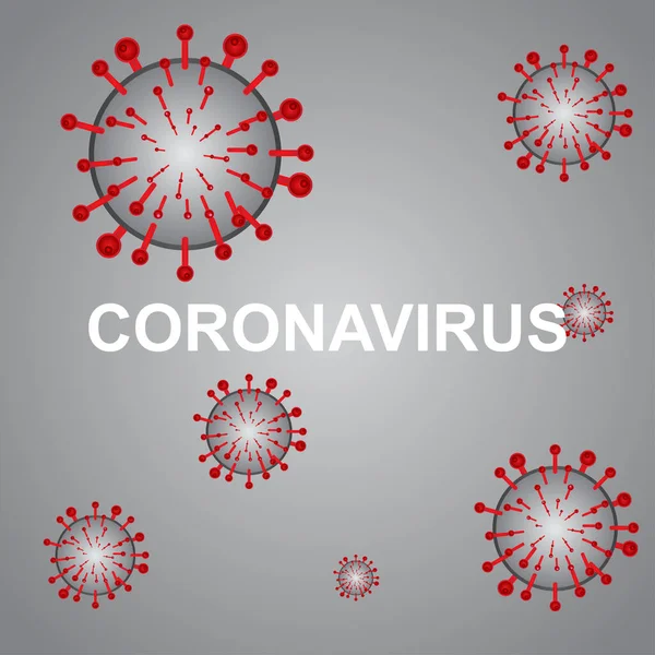 Ιογενής Νόσος Του Corona Εικονογράφηση Προτύπου Covid Vector — Διανυσματικό Αρχείο