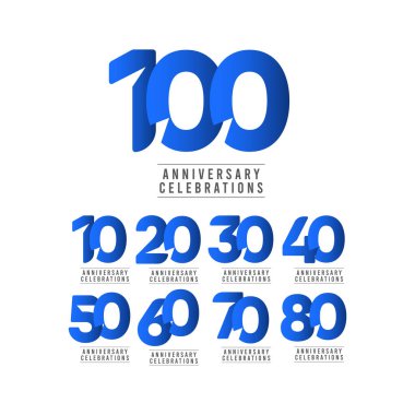 100. yıl dönümü kutlama Vektör Şablonu Tasarım Çizimi