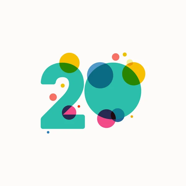 Años Celebración Del Aniversario Vector Template Design Illustration — Archivo Imágenes Vectoriales