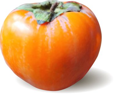 hurma, meyve, sarı, turuncu, lezzetli, olgun, tatlı, sulu, vektör, resim, ağ gradyanı, izole edilmiş, ayrı, simge, dekorasyon, resim, resim, kesme, nesne, mevsim, illüstrasyon