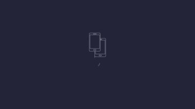 USB ile şarj edilmiş cep telefonu görüntüsü. Beyaz arkaplanda izole.